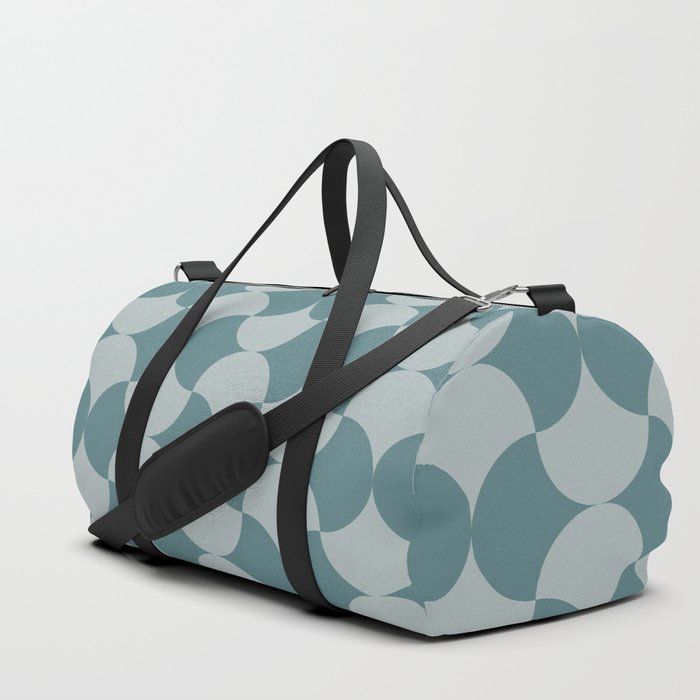 Deco 2 pattern blue Duffle Bag