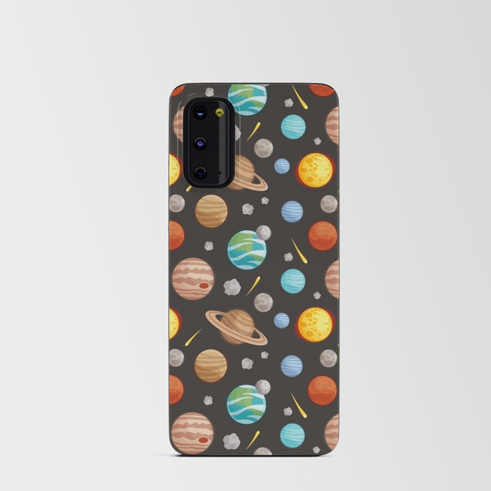 Planets Pattern Android Card Case