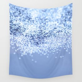 Sparkling Blue Glitter #1 (Faux Glitter) #shiny #decor #art #society6 Wall Tapestry