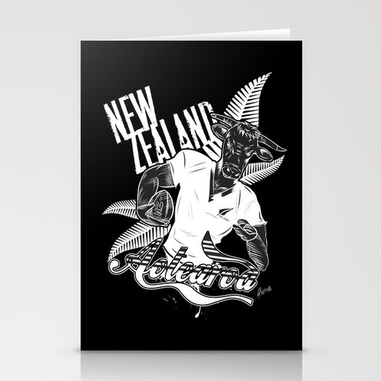 Rugby Cow Stationery Cards