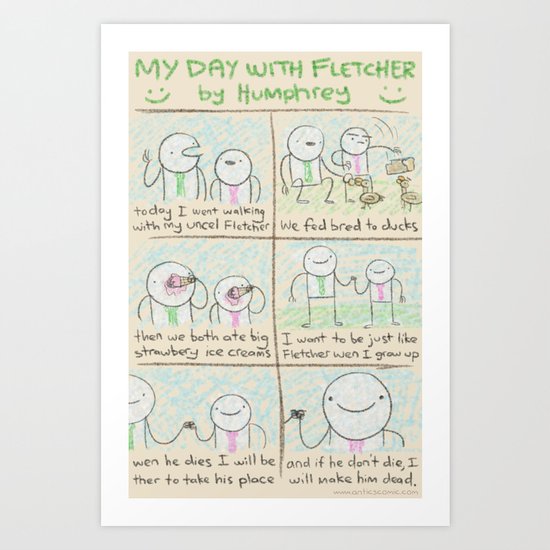 Antics #307 - understudy Art Print