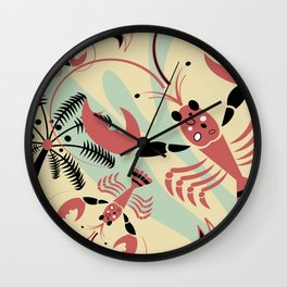 Lobster Rhumba Wall Clock