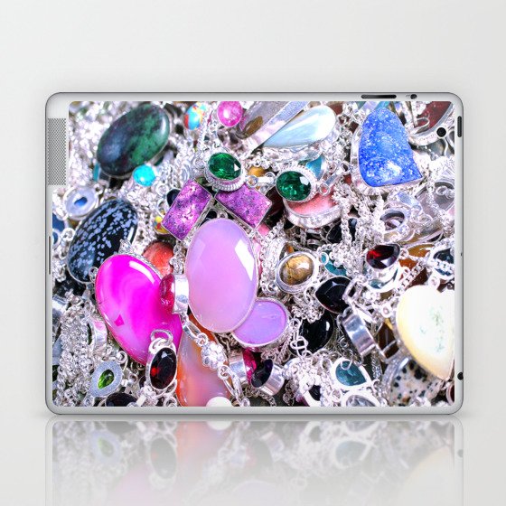 Assorted Silver Accessory Laptop & iPad Skin
