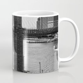 Brooklyn Bridge New York City | Black and White Travel Photography Mug