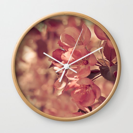 Ode to pink Wall Clock