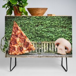 Discarded Food: Mushrooms Credenza