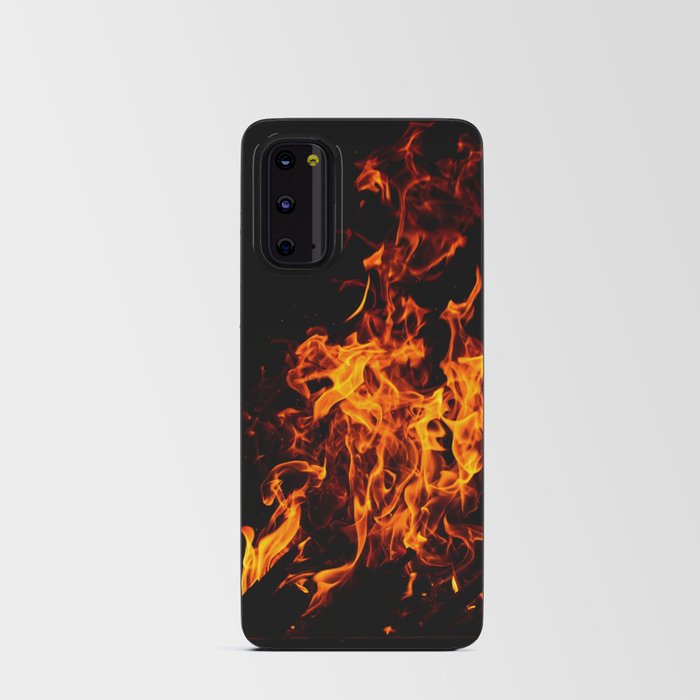 Flame of campfire Android Card Case