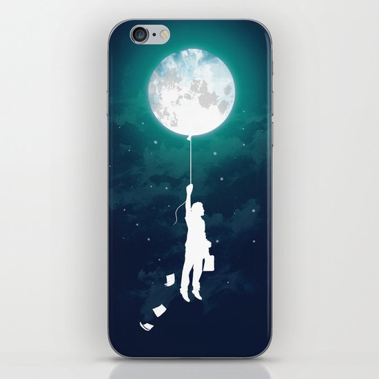 Burn the midnight oil iPhone & iPod Skin