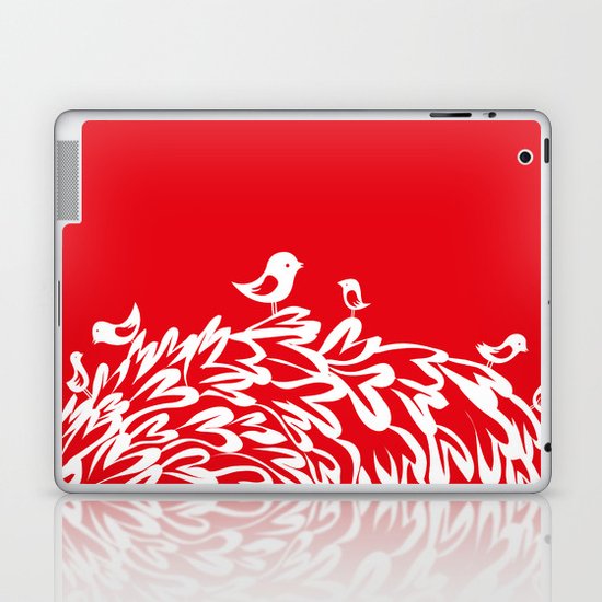 Red Birds Laptop & iPad Skin
