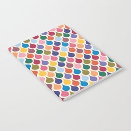 Psychedelic Rain Droplets Notebook