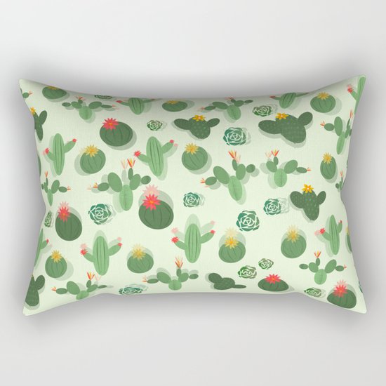 Succulent Rectangular Pillow