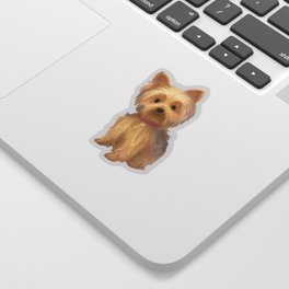 Yorkie Dog Sticker