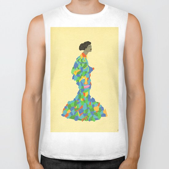 - geishaic beethoven - Biker Tank