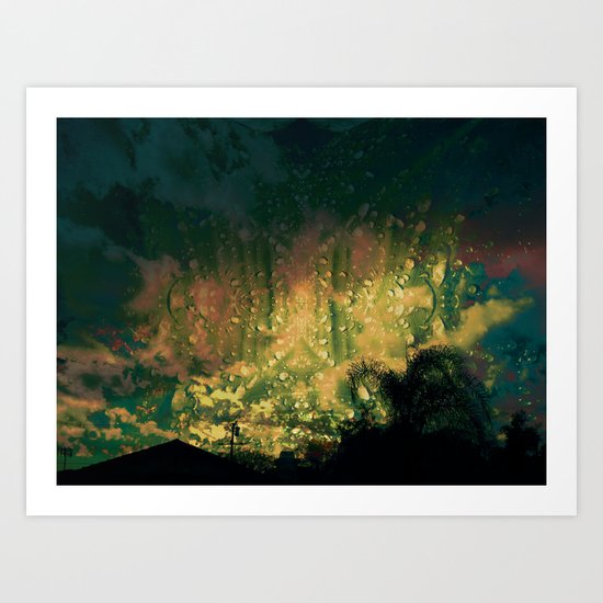 Rain In The bow Day Art Print