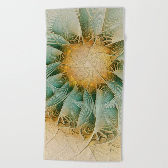 Fractal Fantasy Beach Towel