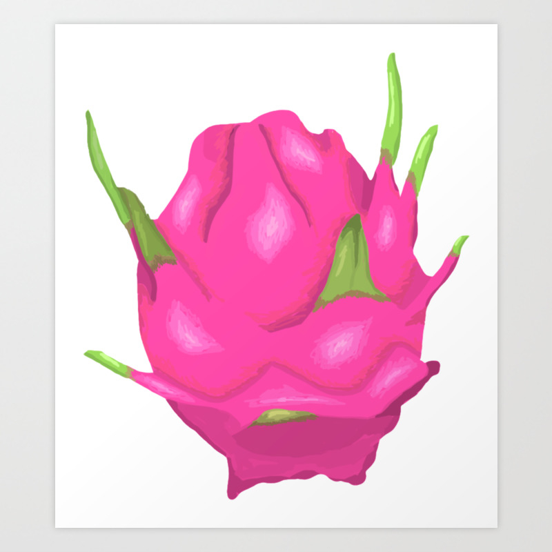 Dragon Fruit Drawing Art Print By Misimichu Society6 Join us as we learn more about dragon fruit during this segment of island images. society6