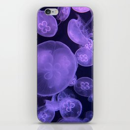 Purple Jellyfish, Ocean Creatures iPhone Skin