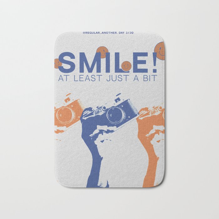 SMILE! Photography Design Bath Mat