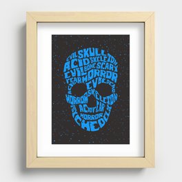 Acid skull Recessed Framed Print