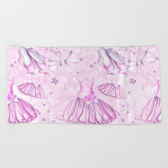 Ballerina #1 Beach Towel