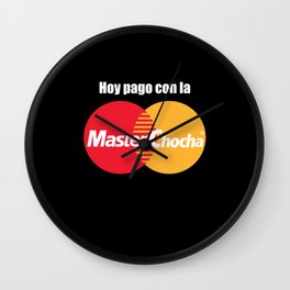MasterChocha credit card Wall Clock