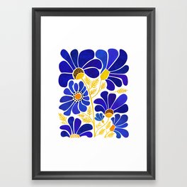 The Happiest Flowers Framed Art Print