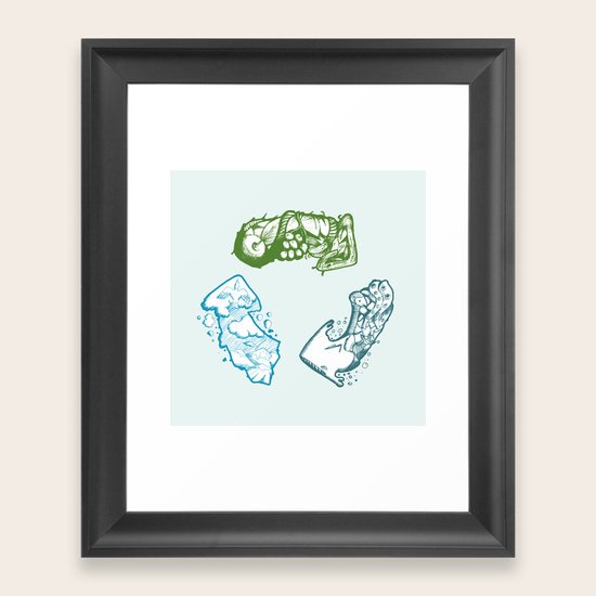 Refresh Framed Art Print