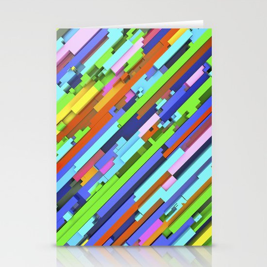 NeonGlitch 3.0 Stationery Cards