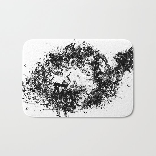 A Dark Cave Bath Mat