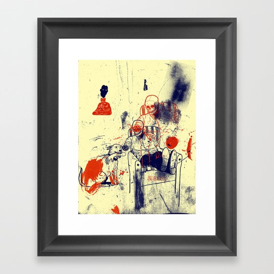 Oh Frank you did it again Framed Art Print