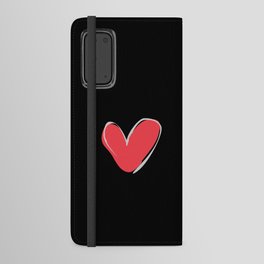 Heart Android Wallet Case