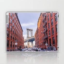 Manhattan Bridge View | New York City | Travel Photography Laptop Skin