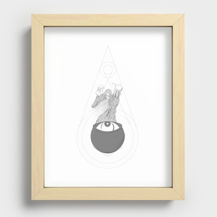 Ocular Witch Doctor Recessed Framed Print