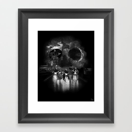 Hell on Wheels Framed Art Print