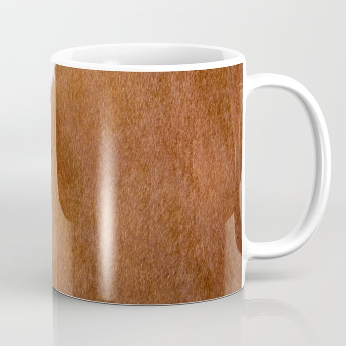 White and Brown Cowhide | Farmhouse Style Coffee Mug