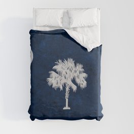 State Flag of South Carolina US Flags Carolinian Banner Standard Colors Duvet Cover