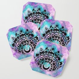 Lotus Mandala Watercolor Coaster