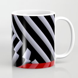 red white black -14- Coffee Mug