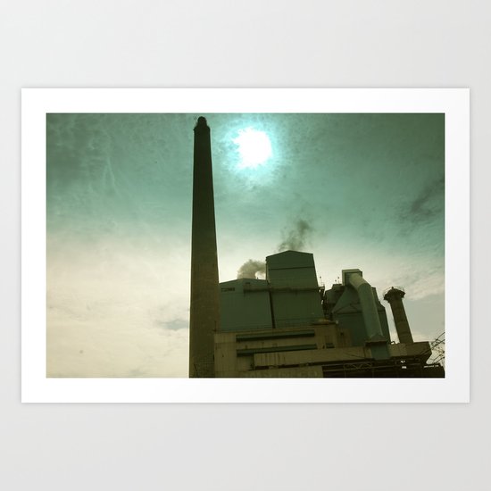 Mining Art Print