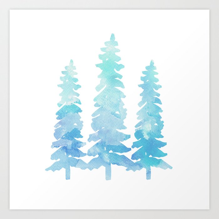 Tahoe Trees  Art Print