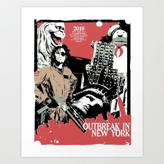 Outbreak in New York Art Print