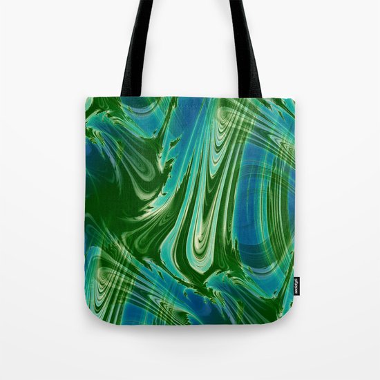 Tropical Colors Abstract Tote Bag