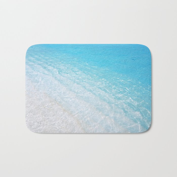 Tropical Ocean Waves Bath Mat