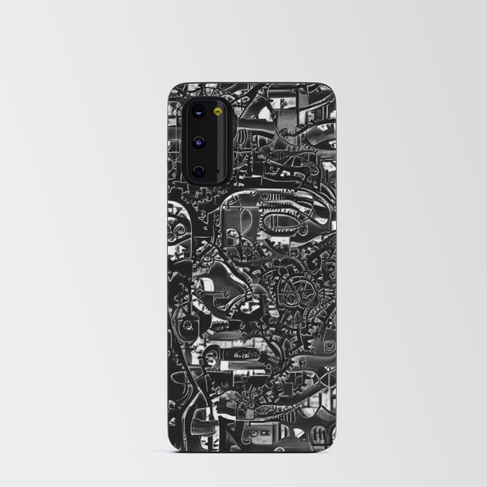 Dark Mechanical Portrait Android Card Case