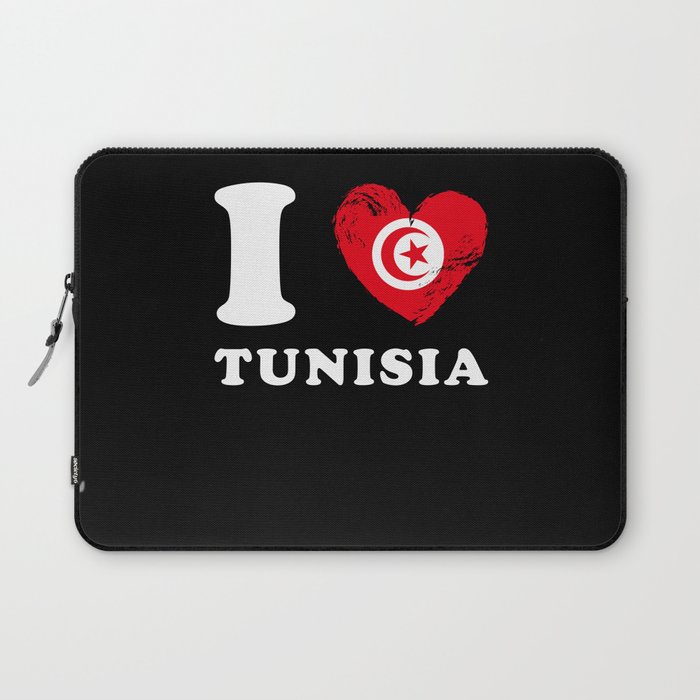 I Love Tunisia Laptop Sleeve