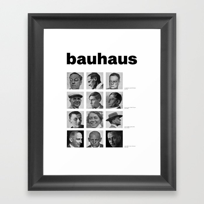 Bauhaus Vintage Art Exhibition Framed Art Print