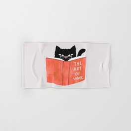 Cat reading book Hand & Bath Towel