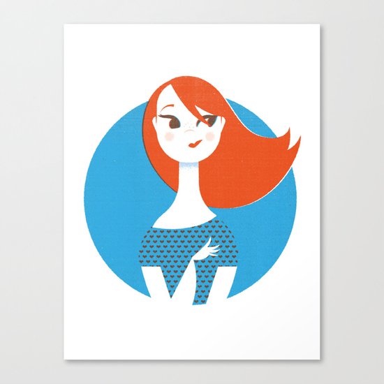 Bye-Bye love Canvas Print