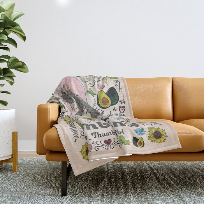 Little Thumbelina Girl: Thumb's Favorite Things in Color Throw Blanket