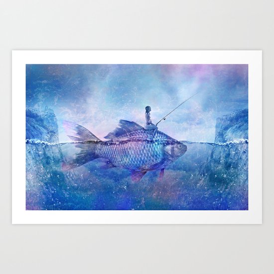 Fishing Art Print